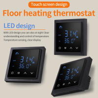 Controlador de temperatura de calefacción de suelo, termostato inteligente con pantalla táctil LED, cableado, Control de calefacción eléctrica, 85-265V, MH1828A, 16A - details 3