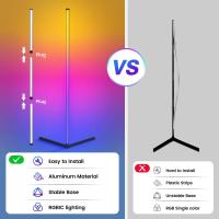 LED Corner Light, RGB Corner Floor Light, with APP and Remote Control, 16 Million Colors and 68+ Scene Color Change - details 2