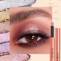 Barritas de sombra de ojos con brillo mate, sacapuntas incorporado, resistente al agua, masilla de piedra de bronce perla, plumas de sombra de ojos de amatista ahumada ﻿ - details 3