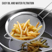 Colador de Harina Walfos de Acero Inoxidable Herramienta de Cocina Ultrafina de 30 Malla para Hornear y Colar en Casa - details 8