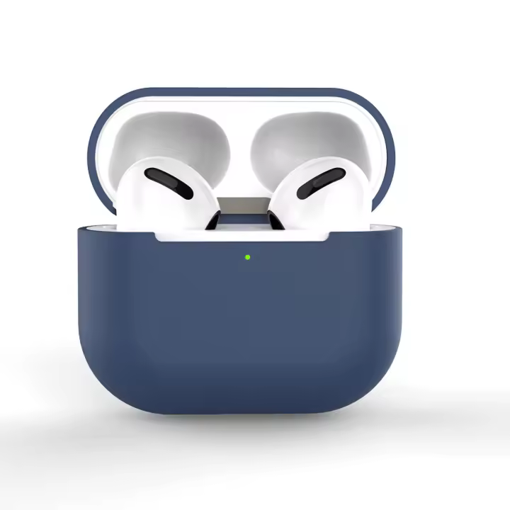 Fundas y cubiertas para auriculares inalámbricos, cubierta suave ultrafina, silicona líquida dividida para IOS 3 - 1