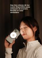🔥   Anillo Magnético de Luz 3 en 1 para Teléfonos 💡   - Kit de Iluminación Profesional con Espejo de Maquillaje y Soporte Plegable (3 Temperaturas, 500mAh, Tipo-C) - details 7