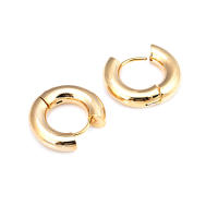 Aretes de Cuerda de Metal Dorado de 18K Diseño Redondo Rectangular de Alta Calidad - details 71