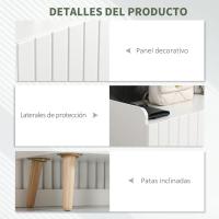 Zapatero Estrecho con 2 Puertas Mueble de Zapatero Ajustable para 15 Pares de Zapatos Blanco - details 6