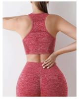 Conjunto de Workout sin Costuras para Mujer Sport Bra de Cintura Alta, Shorts de Yoga, Leggings de Moda de Gimnasio - details 20