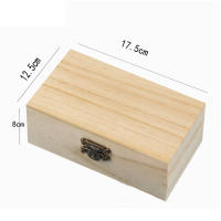 Caja de Madera de Alta Calidad S/M/L con Tapa Artesanal y Encaje Cuadrado para Decoración del Hogar y Almacenamiento de Suministros - details 5