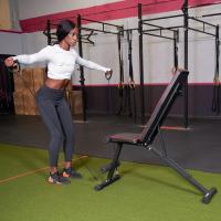 Banco de pesas multiusos ajustable para el hogar y el gimnasio, entrenamiento de fuerza corporal completa, ejercicios físicos y entrenamiento con pesas - details 8