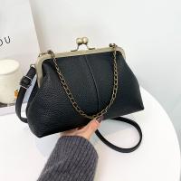 Nueva Bolsa de Concha 2025 Patrón de Lichi, Clip de Cadena, Bolso de Mano para Mujeres Sencillas - details 2