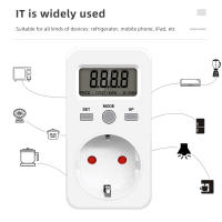 Medidor de energía Digital, vatímetro, toma de voltaje, consumo de energía, vatios, CA 230V, 16A, Analizador de electricidad, probador de Monitor - details 3