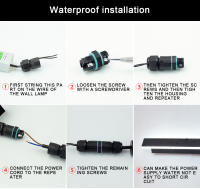 YNL Lámpara de Pared LED Moderna para Exteriores Impermeable IP67 Luz de Pared Larga de 110V 220V - details 6