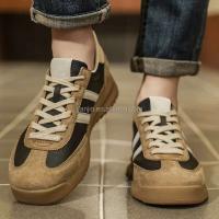 Nuevo vestido de negocios de cuero de alta calidad con cordones, zapatos deportivos informales para hombre, 2025 - details 2
