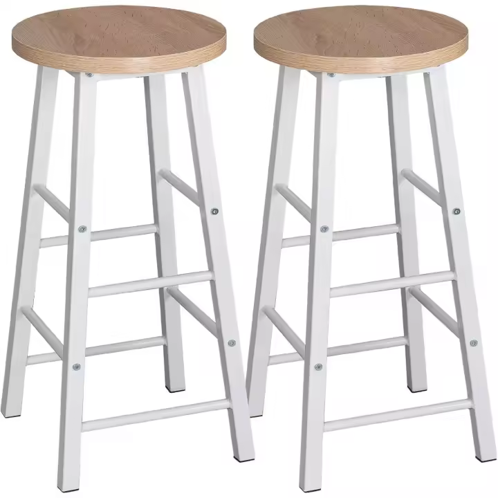 Cocina Silla de Comedor Taburete Alto para Salon Cocina Estructura de Metal, - 1