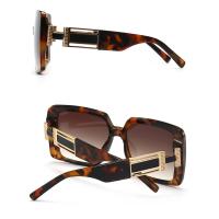 Toyear-gafas de sol cuadradas de diseñador de marca de lujo para mujer y hombre, gafas de sol Vintage con montura grande, gafas de viaje para conducir, tonos ins, UV400 - details 14