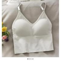 Top Deportivo para Mujer Camisola sin Mangas con Sujetador Incorporado Color Sólido Estilo Crop - details 3