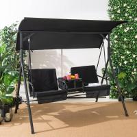 Bolsa Térmica Exterior para 2 Personas Columpio de Jardín con Toldo Ajustable y Cojines Extraíbles - details 17