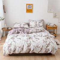 Juego de Ropa de Cama de Mármol Cubierta de Edredón Suave para Cama Doble Tamaño Rey - details 18