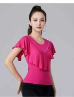 Tops de baile elegantes y modernos, graduación clásica TRE, street TRE con volantes, camiseta festival femenina Ustada Latina - details 10
