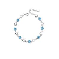 Pulsera 925 plata cuentas para mujer, brazalete bola suerte ajustable, hueco lujo, regalo boda - details 4