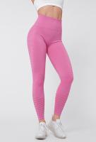 Mallas deportivas de cintura alta sin costuras para mujer, pantalones de Fitness para gimnasio, mallas de Yoga huecas para correr - details 1