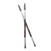 Cepillo De Cejas Angulado Profesional Para Maquillaje Herramientas De Mezcla De Pestañas Y Cejas Cepillo De Madera Sintética Tamaño Completo - details 0