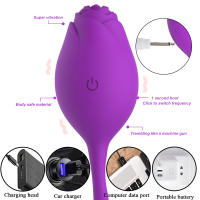 Vibrador de Succión Fuerte Rosas Control Remoto Inalámbrico Juguetes Sexuales para Mujeres Ejercicio de Piso Pelviano Ajuste de Utrina - details 2
