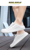 Sandalias para Mujer con Agujeros Estilo Coreano Transpirable Ideal para Ocio al Aire Libre, Playa, Paseo, Zapatillas Frescas, Suela Gruesa, Suela Suave - details 12