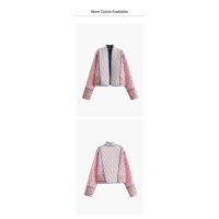 Cárdigan Informal Para Mujer, Abrigo De Algodón Estampado A Ambos Lados, Versátil, A La Moda, Novedad De Otoño - details 3