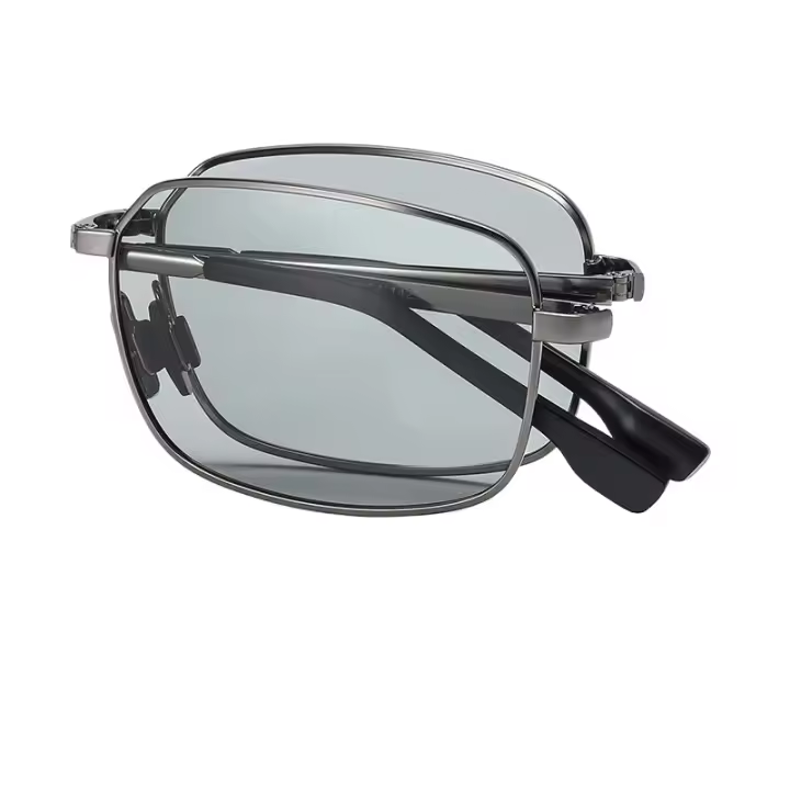 Gafas De Sol polarizadas para hombre, lentes fotocromáticas plegables, resistentes a los rayos UV - 1