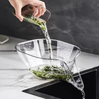Embudo de cesta de drenaje para fregadero de cocina, cesta de lavado de verduras de gran capacidad para el hogar - details 0