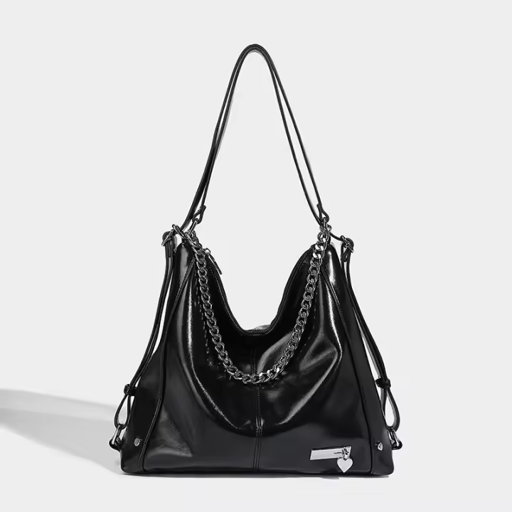 Bolso Bolso de mano multiusos para mujer Bolso de cadena de plata de verano Mochila Bolso de hombro práctico dulce y fresco - 1