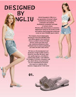 Zapatillas de tacón grueso con diamantes de imitación nuevas medias zapatillas ropa exterior de mujer con falda casual moda versátil sandalias - details 2