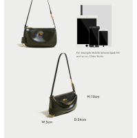 Bolso para mujer Nuevo bolso Kelly Bolso para las axilas Bolso cuadrado pequeño con cierre de cuero Bolso bandolera de hombro para viajeros - details 4