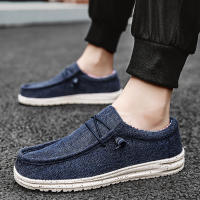 Zapatos informales de lona para hombre, mocasines sin cordones para conducir, planos, talla grande, a la moda - details 7