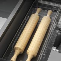 Cajón retráctil transparente, caja de almacenamiento, partición móvil, almacenamiento de papelería, organizador de cajones de cocina, compartimento de plástico - details 9