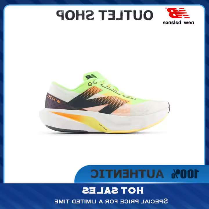 LETEN 【100% AUTÉNTICO】 NB FuelCell Rebel V4 Green " Zapatillas WFCXLA4 Zapatillas deportivas de moda unisex para correr para hombres y mujeres Pegatinas de pared - 1