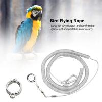 Cuerda de Entrenamiento de Pájaro de Papagaio Ultra-ligera y Flexible Antibrocada con Anillo de Pierna Para Entrenamiento al Aire Libre - details 1