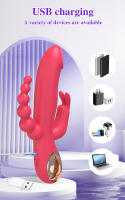 Vibrador de empuje de conejo para mujer, estimulador automático telescópico del punto G, clítoris, masturbación femenina, Juguetes sexuales para adultos - details 0