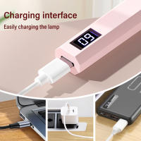 Secador de Uñas Mini Portátil CNHIDS Lámpara de Espejo LED UV Secado Rápido de Gel - details 1