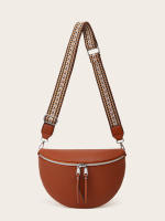 Bolso Cruzado Elegante y Sencillo para Mujer 2025 Bolso de Pecho Ancho con Correa de Viento - details 11