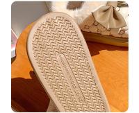 Botines de plataforma para mujer, botines de nieve de invierno de diseñador con lazo, zapatillas mullidas para interiores, zapatos planos de casa para mujer, calzado de moda cálido - details 11