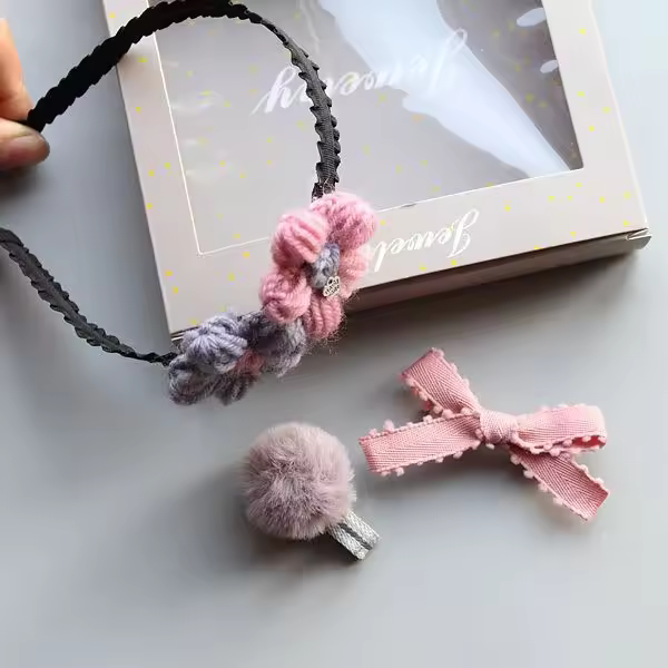 1 Juego de diadema con horquilla de corona de princesa bonita para regalo para niñas - 1