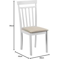 Juego de 2 sillas de comedor Coast, gris - details 10
