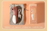 Juguete sexual femenino, succionador de clítoris, vibrador con carga USB, diez bandas vibradoras de clítoris, productos impermeables para adultos, succionador de clítoris, tienda de sexo. - details 14