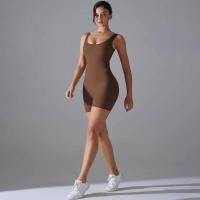 Body sin mangas para mujer, ropa elástica de una pieza, ropa de gimnasio, ropa deportiva - details 14