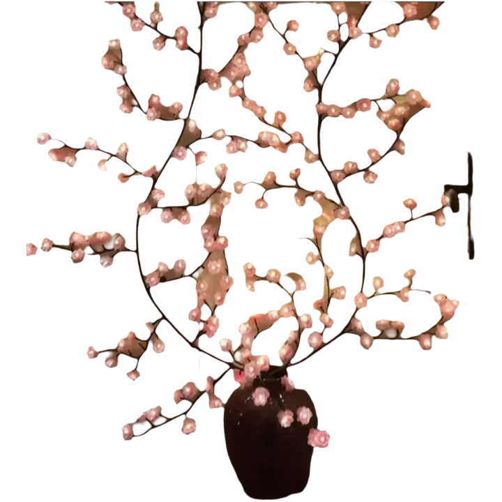 Árbol De Cerezo En Flor LED 72 Luces USB Con 8 Modos Lámpara De Cadena Colorida Para Decoración De Habitación Boda Y Navidad - 1