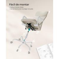 ergonómica, Asiento Giratorio, Asiento Acolchado, Regulable en Altura e inclinable, Capacidad de - details 1