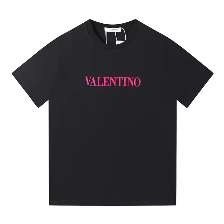 Las mejores camisas casuales básicas de moda de verano, camisetas holgadas de algodón puro para hombres y nuevas camisas de manga corta para parejas con estampados de logotipos en la parte delantera. - 1