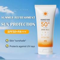 SPF50+ protector solar Facial crema solar Control de aceite bloqueador solar crema protectora de la piel crema hidratante antienvejecimiento brillante - details 4