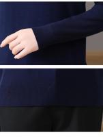 Suéter de Punto de Cuello Redondo para Mujer Suave Moda Coreana de Primavera Otoño - details 8