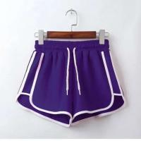 NOVEDAD DE VERANO 2025, pantalones cortos deportivos de cintura alta para mujer, cómodos, informales, sueltos, de secado rápido, pierna ancha, pantalones cortos de Yoga transpirables - details 8